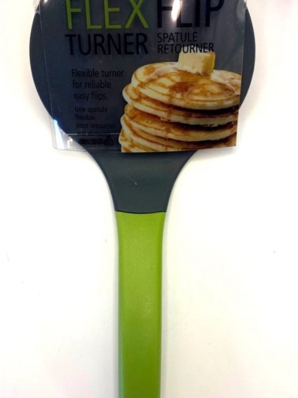 Joie Flex Flip Turner Spatula in Lime Green and Gray